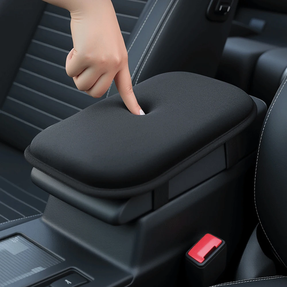 Car Armrest Box Pad Plush Car Center Console Protection Pad Soft And Comfortable Universal Auto Parts