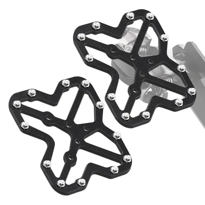 AliExpress NONE "Self-Locking Bike Pedals Quick Release for MTB/Road Bike, Lock Shoe Conversion Flat Pedals Cycling Accessories (Universal Fit)"