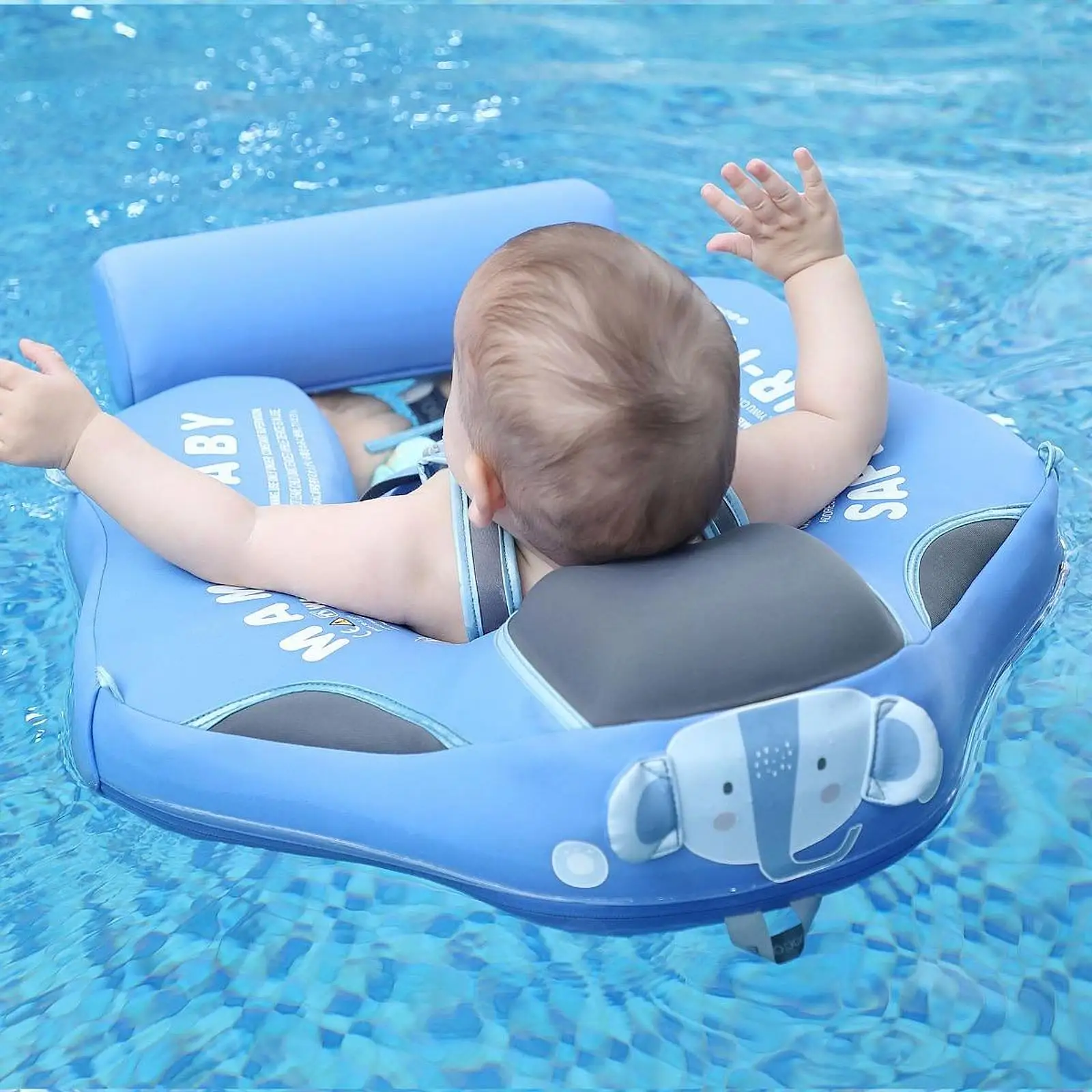 Baby Schwimmring Aufblasbarer Schwimmring mit Sonnenschirm Kinder Schwimmring Säuglingspool Float Sommer Pool Strand Wasserspielzeug