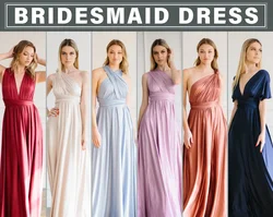 Multiway Maxi Dress Bridesmaid Dress Infinity Cocktail Dress Floor Length Bridesmaid Dress Maxi Dress for Bridesmaid Gifts