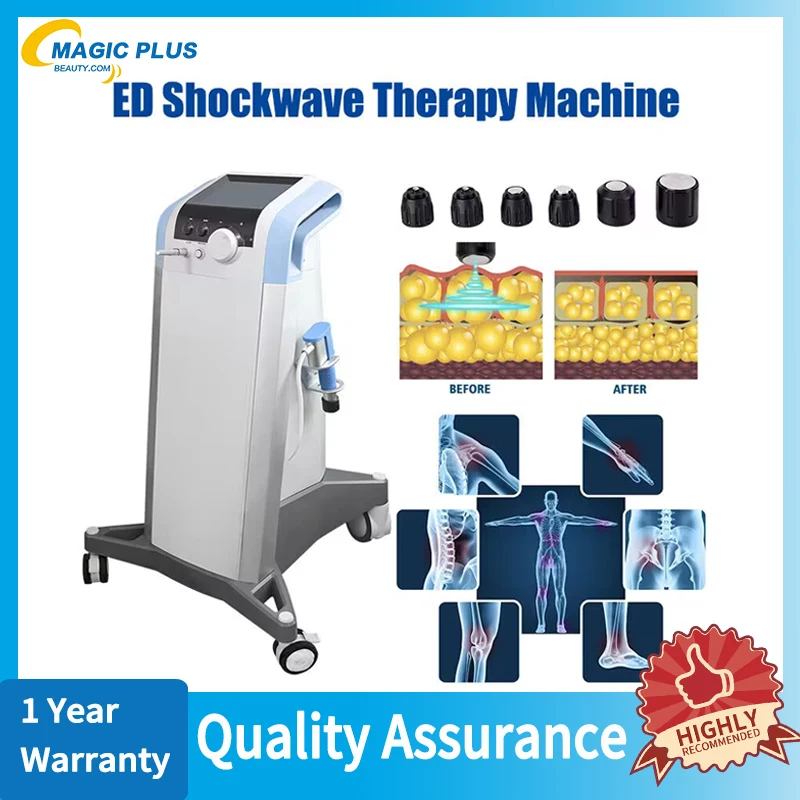 Professional Vertical Pneumatic Shockwave Machine Physical Shock Wave ED Treatment Pain Relief Radial Physiotherapy Body Massage