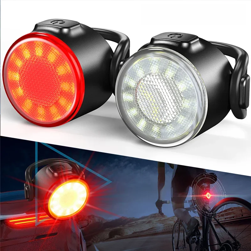 AliExpress BUCKLOS Bicycle Front & Tail Light USB Charging Light for Mountain Bike White/Red LED Road Bike