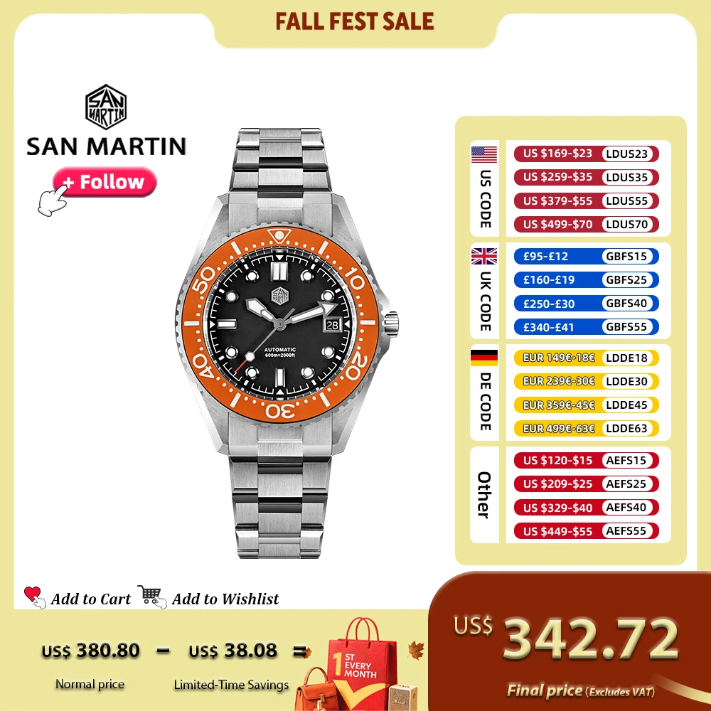 Rolex Watch Submariner - San Martin – montre de plongée