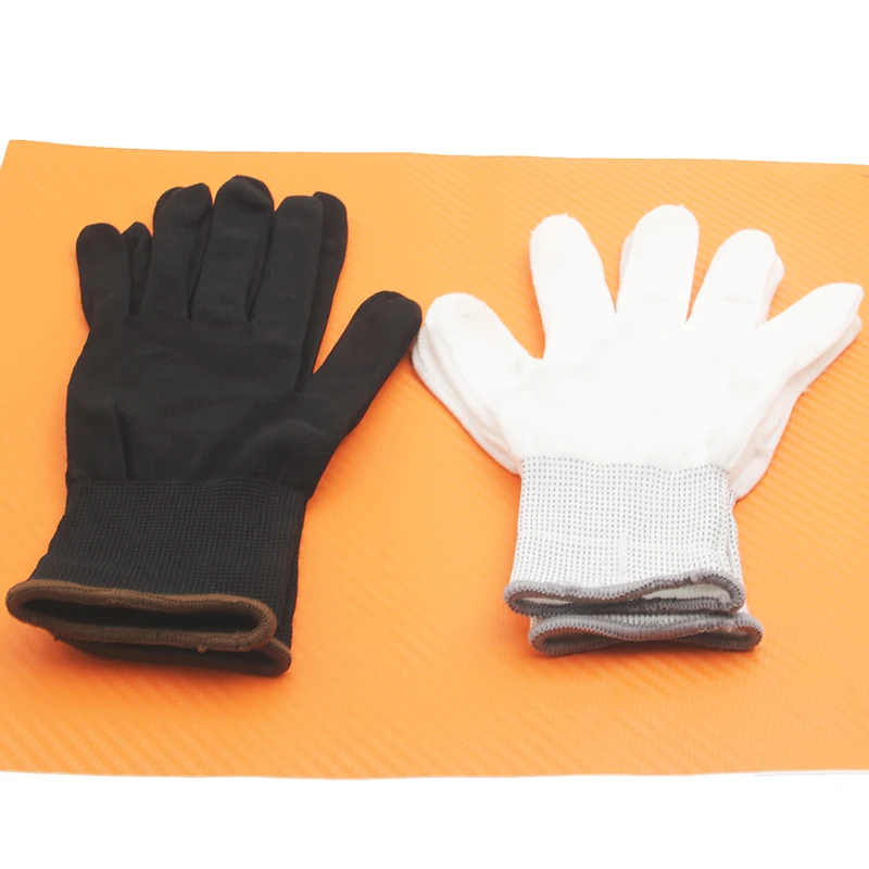 TOFAR Antistatische Auto-Vinyl-Verpackungshandschuhe, Fenstertönung, Autoaufkleber, Abziehbilder, Film, Tapetenanwendung, Arbeitshandschuhe, Nylon – Detail 14
