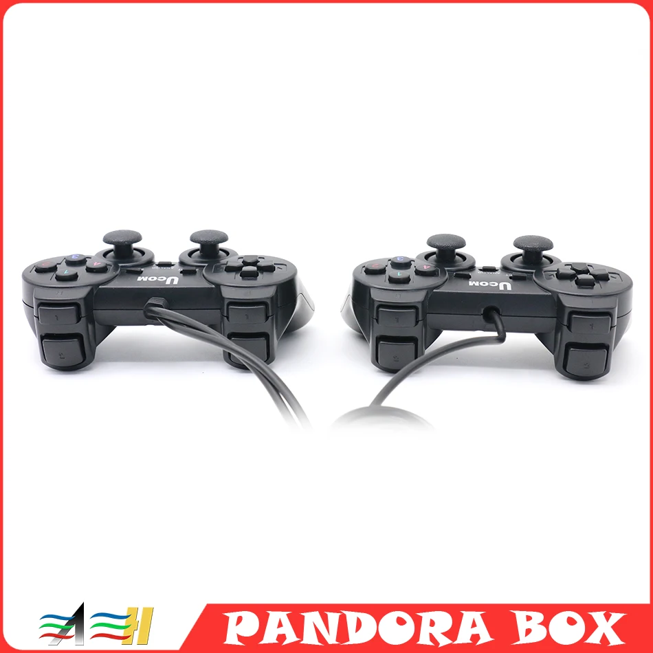 新しい 2 個 USB 接続アーケードゲームパッド遅延なしジョイスティックコントローラパンドラボックススイッチ格闘ゲームパッドアーケードジョイスティック