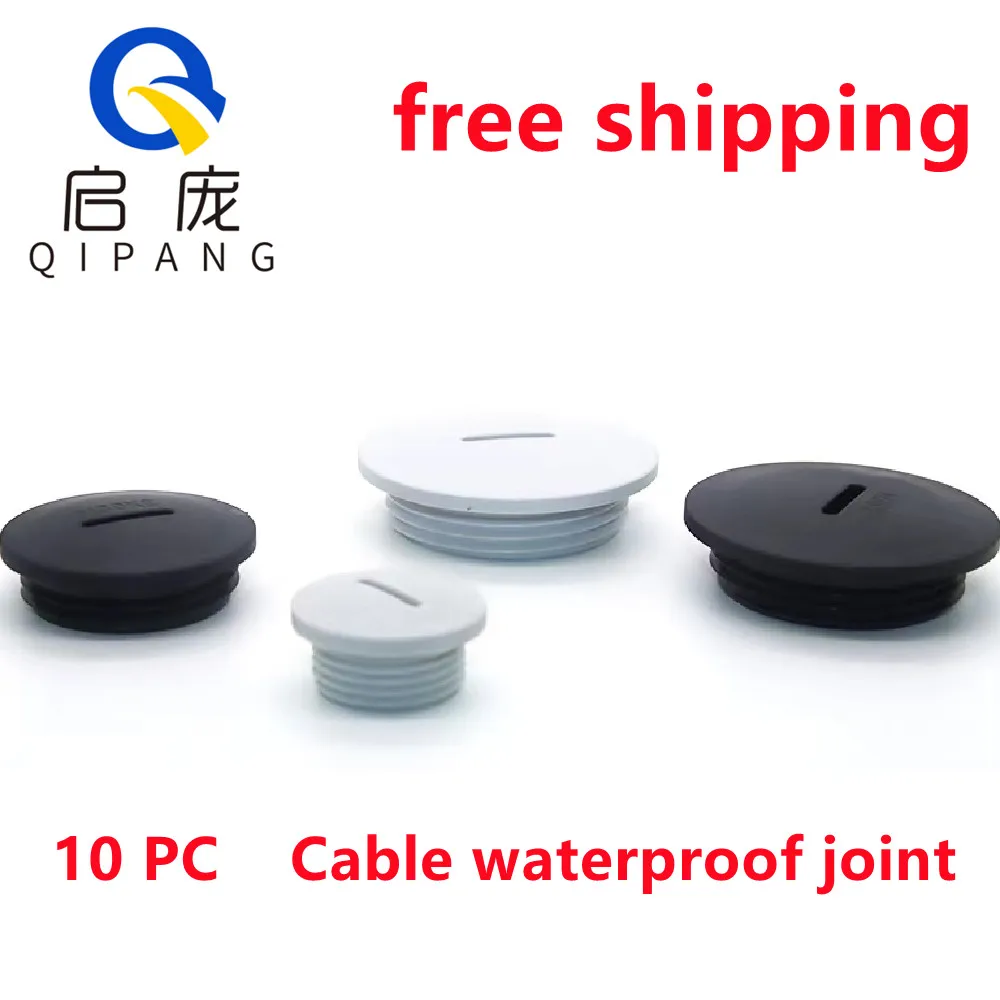 10PCS Metric M Plastic Waterproof Plug   M12/16/24 Cable Gland Connector Nylon Plastic Connector