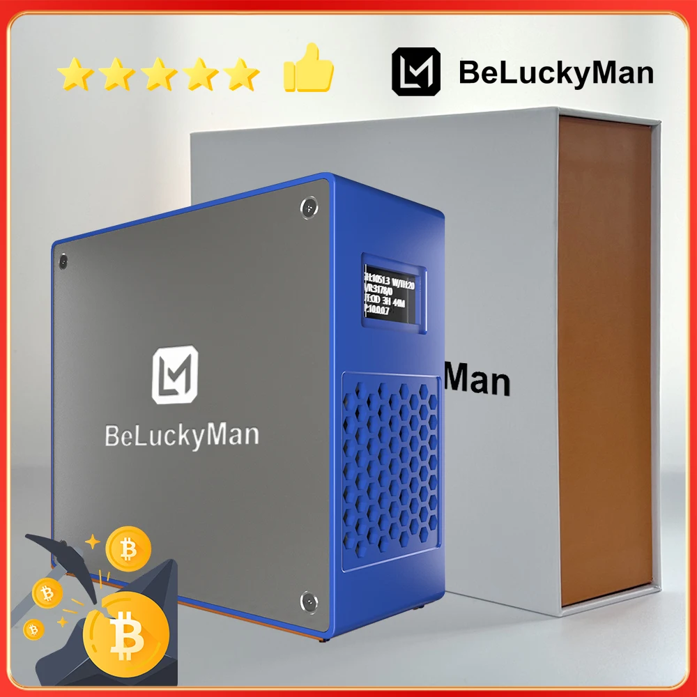 Imagem -03 - Máquina de Mineração Btc Lv07 Crypot Solo Miner Btc Bch Bsv Dgb Wifi 1tgh s Sha256 Bm1366 Mineração Asic