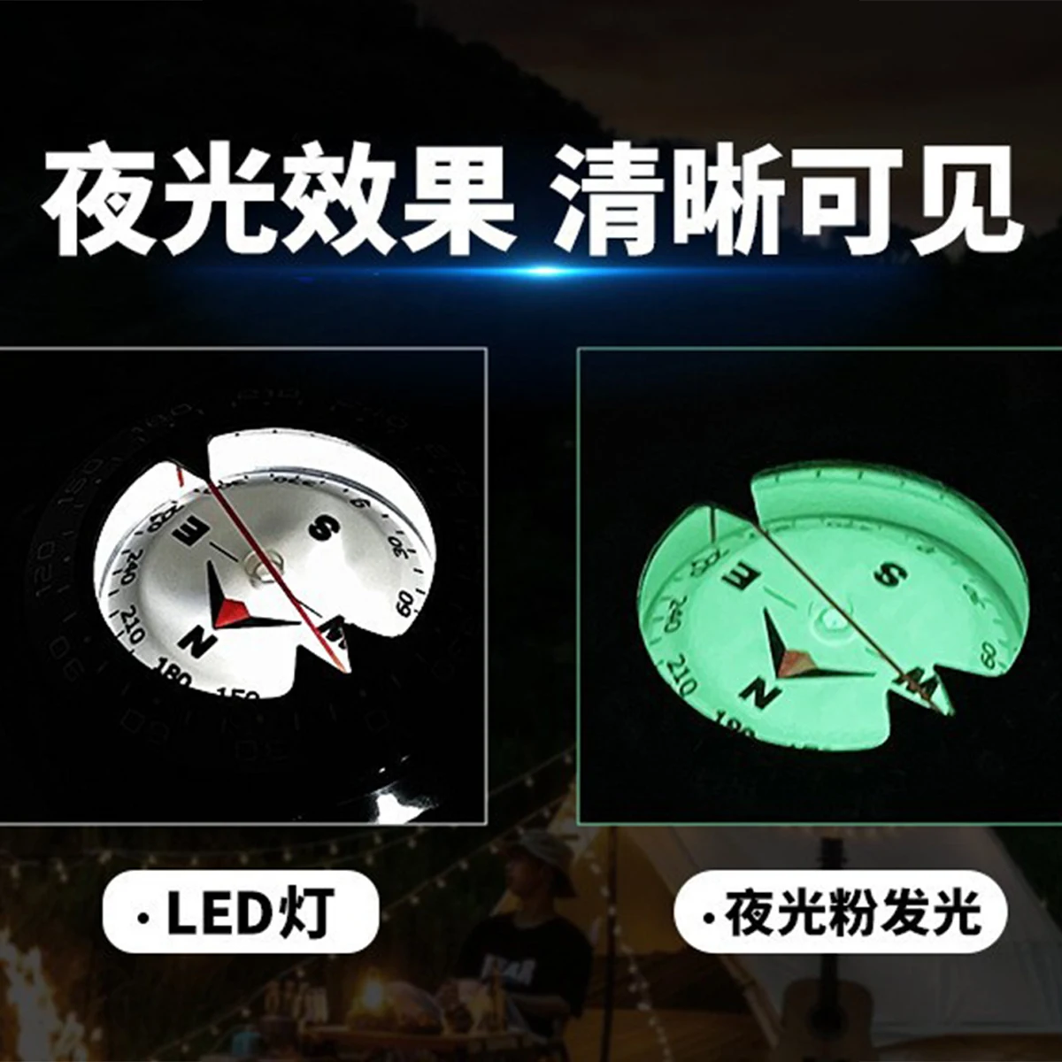 Tactical Multifunctional Navigation Module Board Vest Chest GPS Navigation Phone Stand With Compass Outdoor CS Sports Equipment