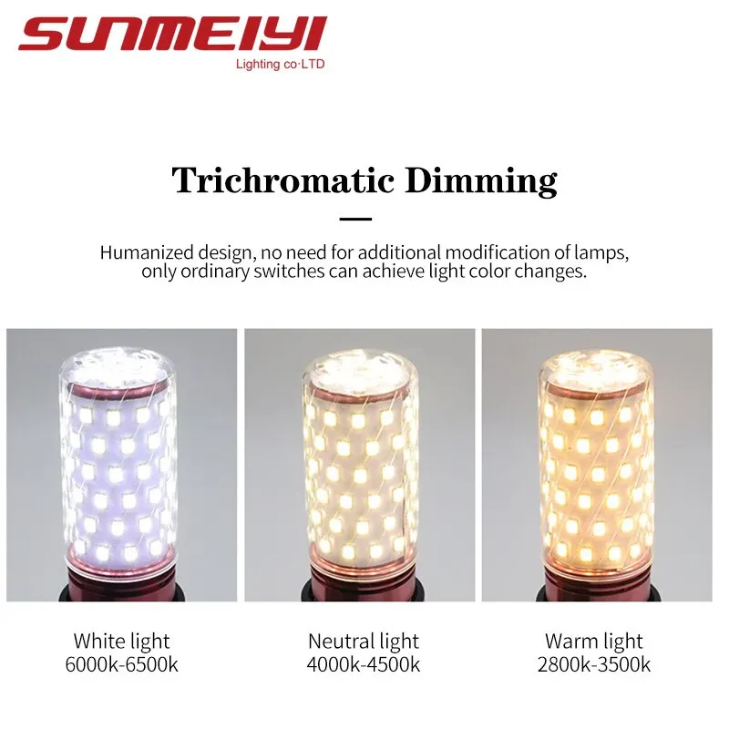 LED Corn Bulb E27 E14 Light Bulb 220V LED Lamp Chandelier Candle Light For Home Decoration image 4