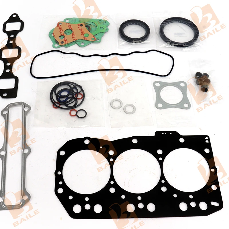 For Yanmar 3TNE82 3TNE82A Full Gasket Set Engine Parts