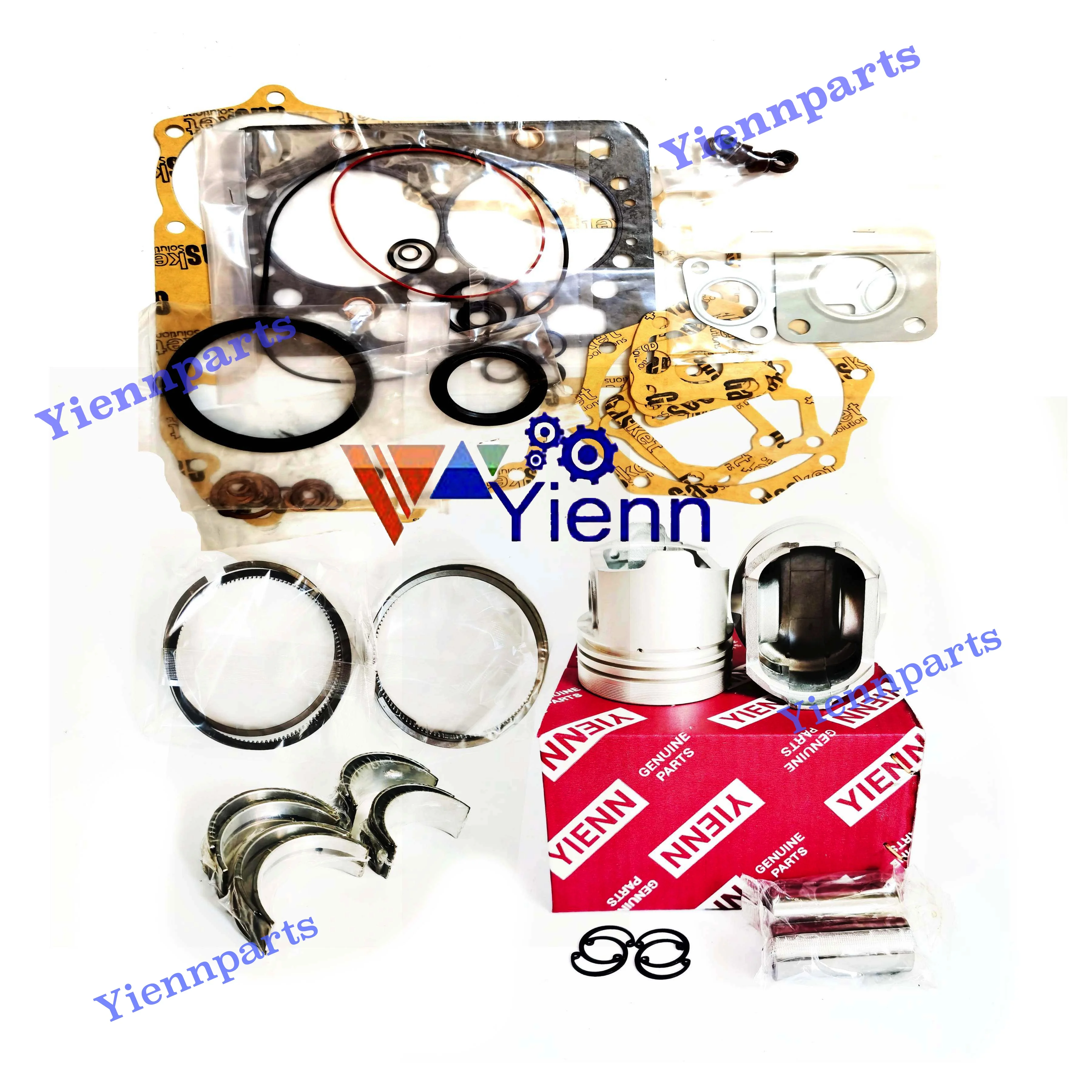 Z602 Z602-E Z602-E3B Overhaul Rebuild Kit For Kubota Diesel Engine Spare Parts Harvester ER213 Tractor BX1500 BX1500D Gasket