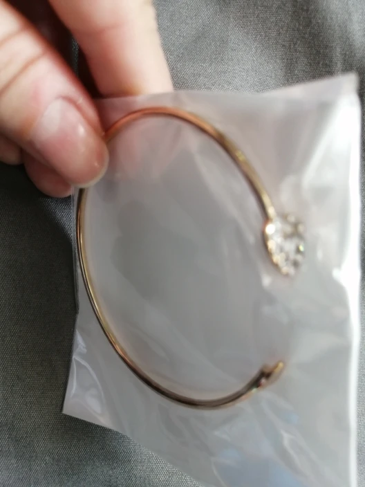Crystal Double Heart Cuff Bracelet photo review