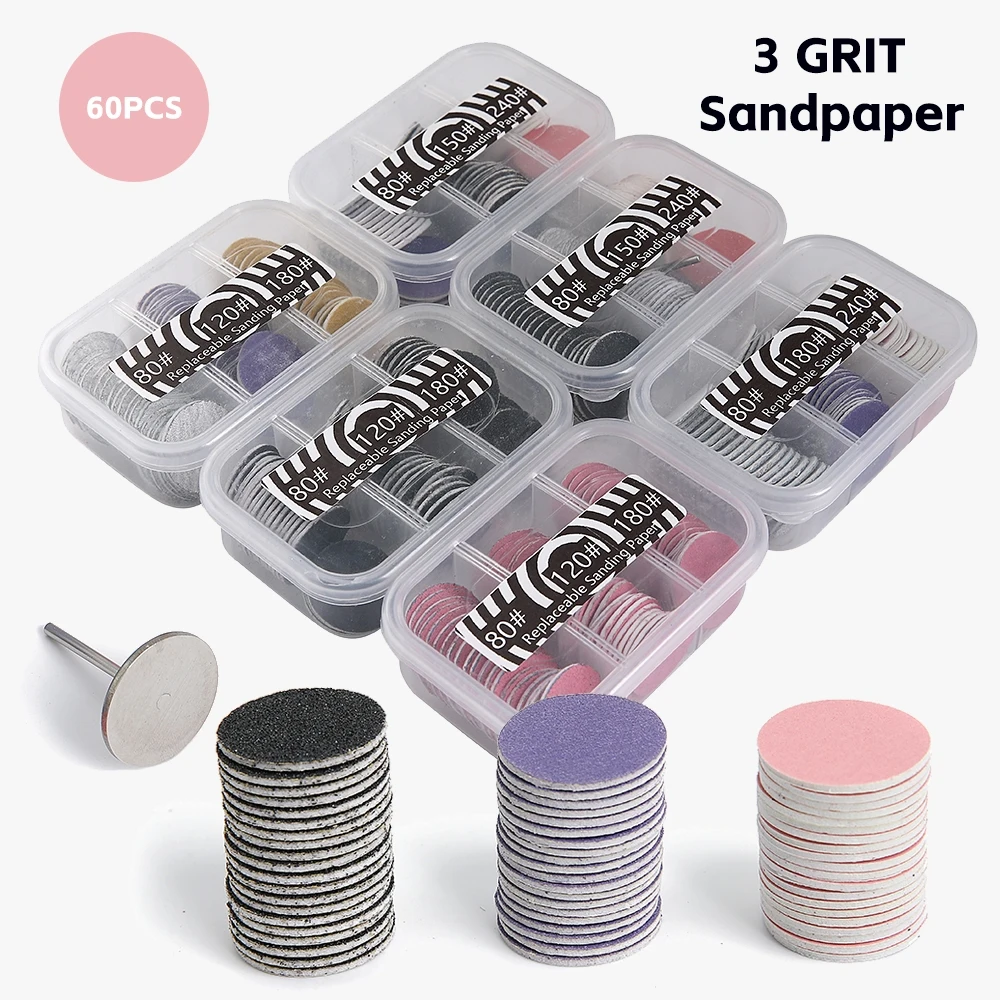60Pcs Sanding Paper…