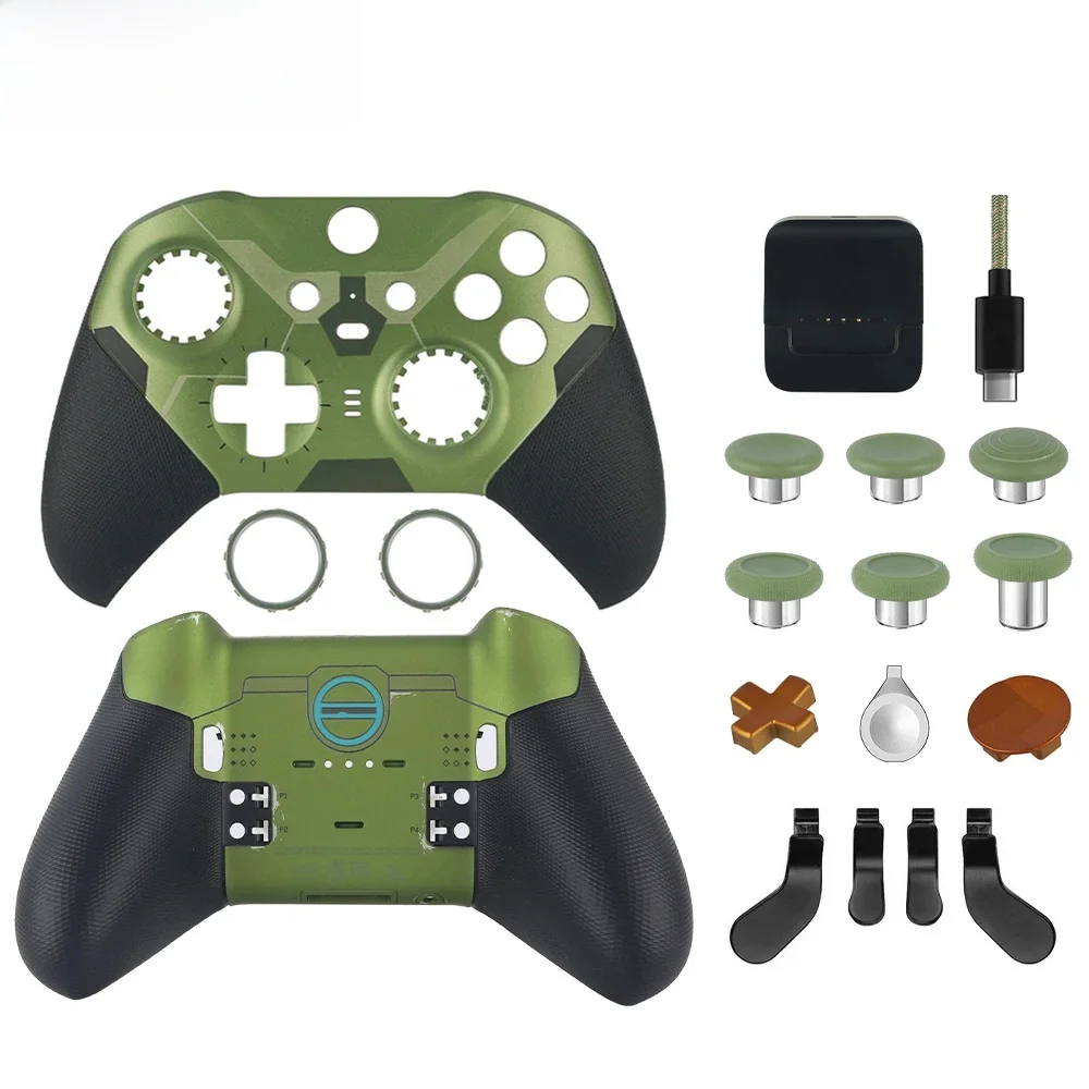 Zestaw wymiennych obudów do gamepada Xbox Elite Series 2 Przednia obudowa Tylna pokrywa LB RB Zderzak Przycisk Uchwyty Torba do przenoszenia — zdjęcie produktu 7