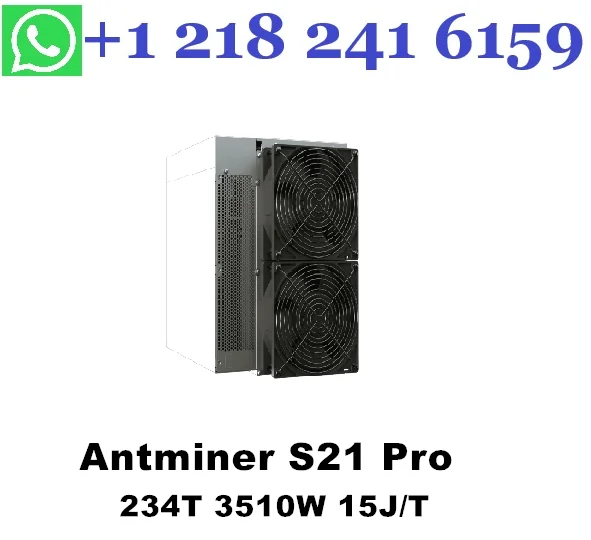 BAC  Buy 2 get 1 free Bitmain Antminer S21 Pro 234T 3510W Bitcoin