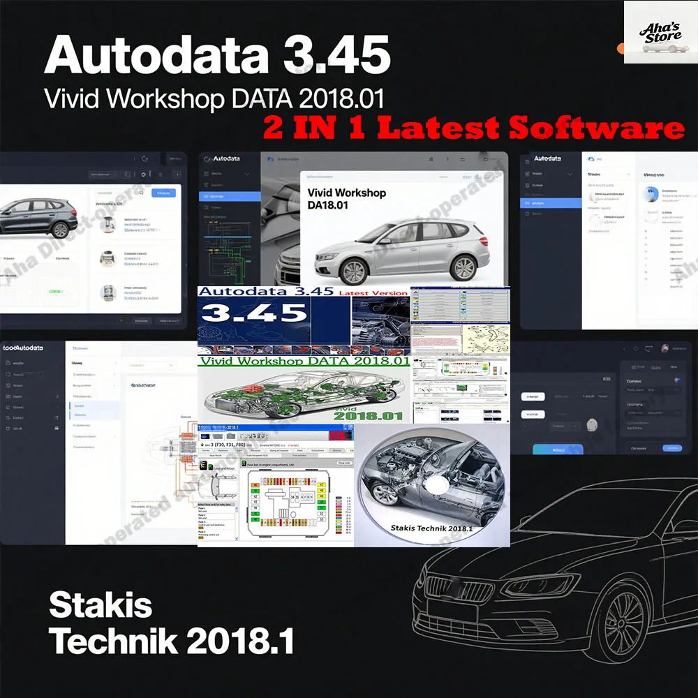 

Autodata 3.45 obd2 scanner Software + Vivid 2018 Workshop DATA Car accessories Tool Multi languages Atris-Technik Europe Moldels