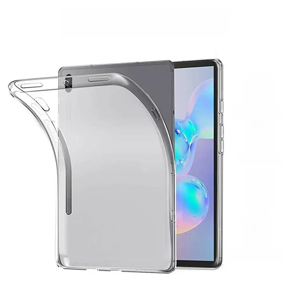 Miękki futerał na Tablet TPU do Samsung Galaxy Tab S6 10.5 calowy SM-T860 SM-T865 2019 przezroczysty TPU ochronna tylna pokrywa dla Tab S6 — zdjęcie 2