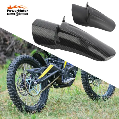 Motorcycle Rear Shock For Sur-Ron Light Bee Accessories Mudguard Dust Cover Carbon Fiber For Surron Electric Motocross Dirt Bike