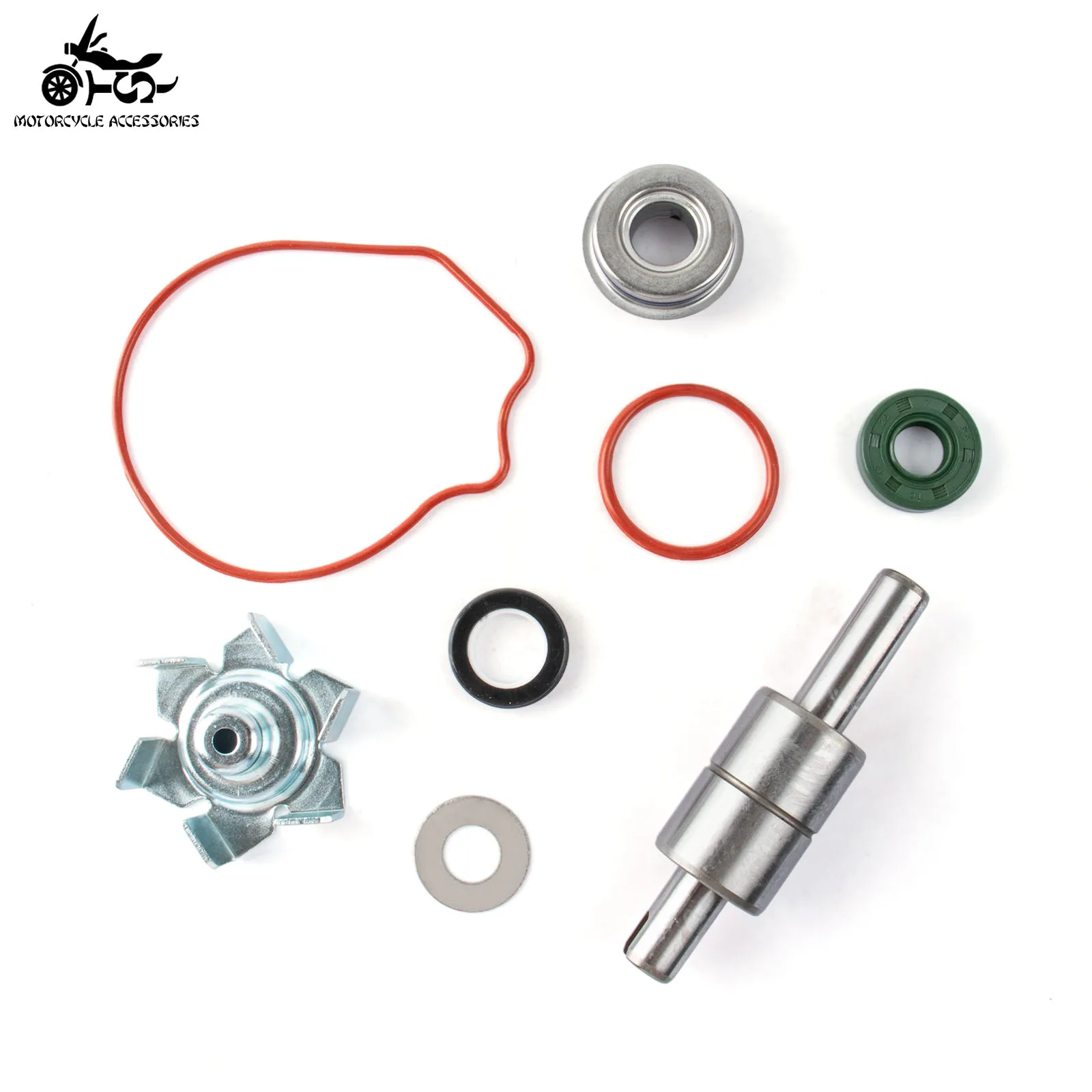SJ Water Pump Repair Kit For Honda VT600CD Shadow VLX Deluxe 1988-2007 VLX400 STEED NC26 1992-1997 XRV650 Africa Twin 88-89