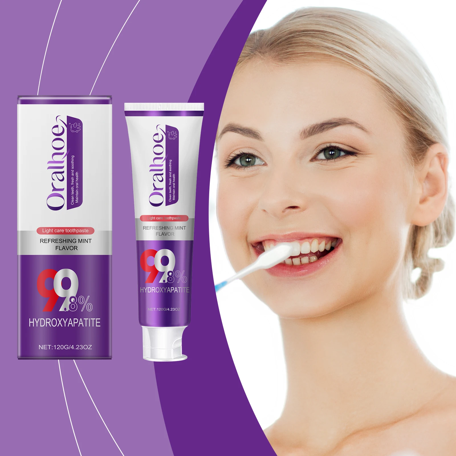 

Whitening Toothpaste Removal Yellow Stain Reduces Plaque Teeth Brighten Fresh Breath Oral Hygiene Care Dentifrice Beauty Health