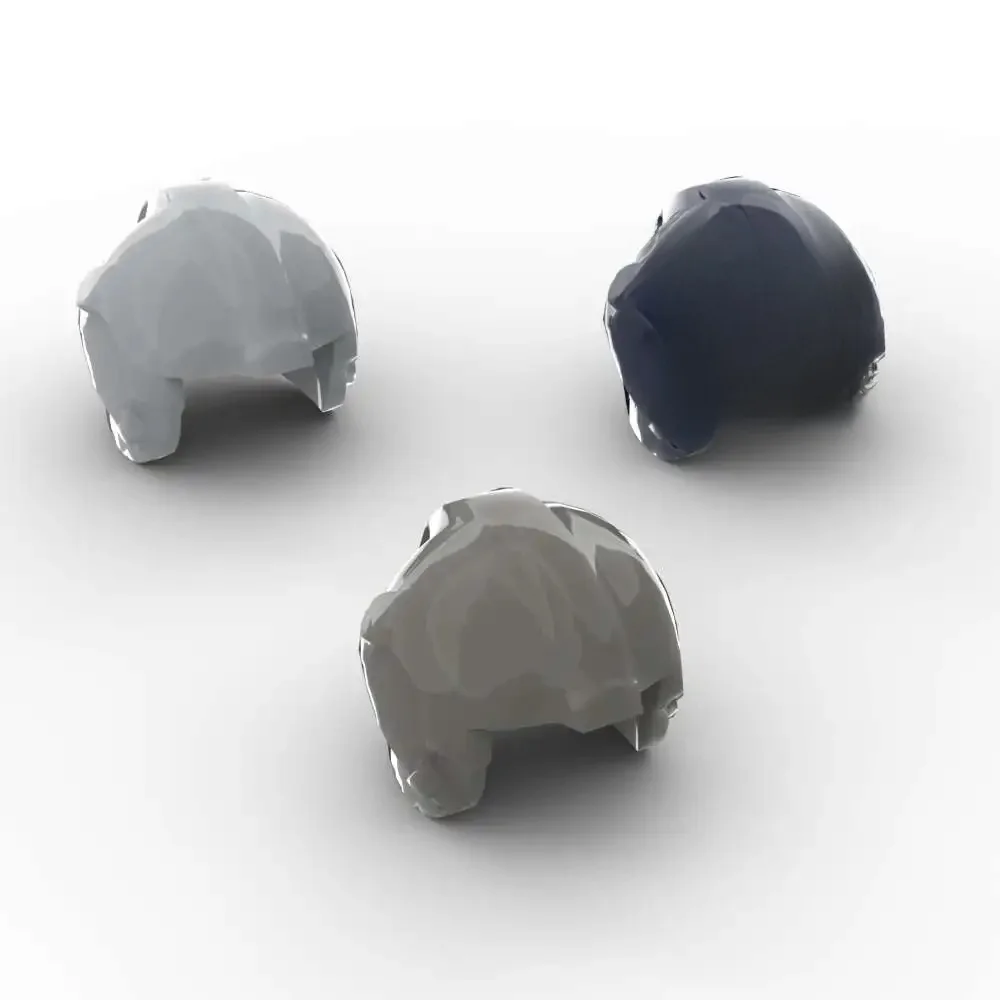 MOC – casque de pilote 30370, 10 pièces, briques, chapeau de guerrier étoile, blocs de construction, Kit de pièces à assembler des particules, jouets DIY, cadeaux d'anniversaire pour enfants