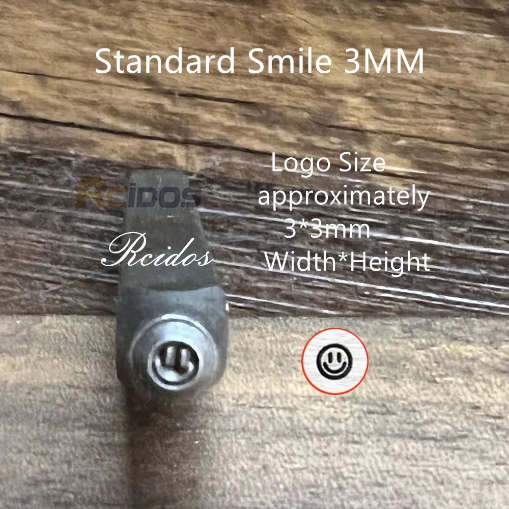 ابتسامة الوجه نمط المعادن والمجوهرات الصلب ختم، سعر 1PCS #2