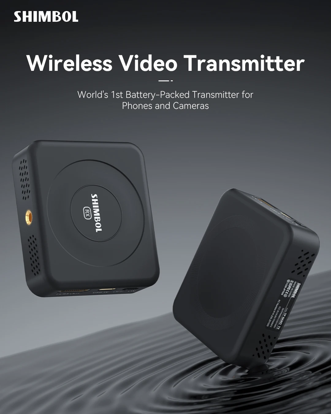 

SHIMBOL TP NANO Wireless Video Transmission System HDMI-compatible HD Image Transmitter Receiver with Built-in Battery 2000mAh
