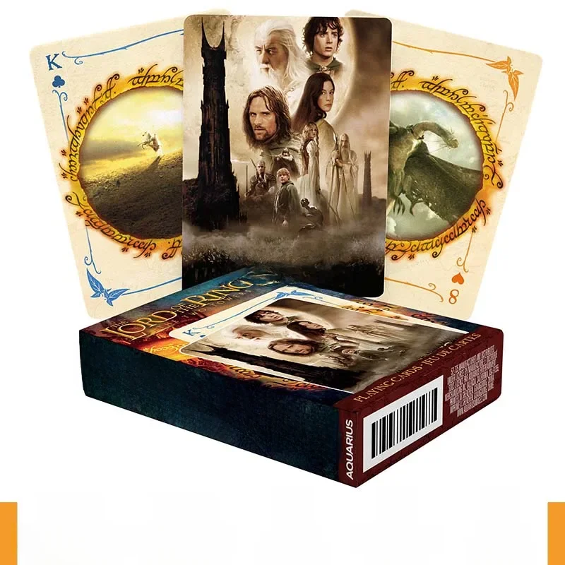 Gmbh, poker deck, 54 cartas, senhor dos anéis, as duas torres, cinema, filme, começando 6 anos, mesa
