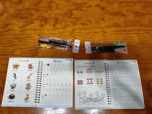 Sank Magic Practice Copybook Pen Preschools Kids Calligraphy English Verison Free Wiping Children Reusable Writing Book photo review