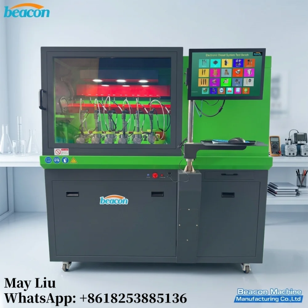 CR304(S) 6 Injectors Simultaneous Common Rail Injector Test Bench 2400Bar Automatic Diesel Injector Calibration Machine