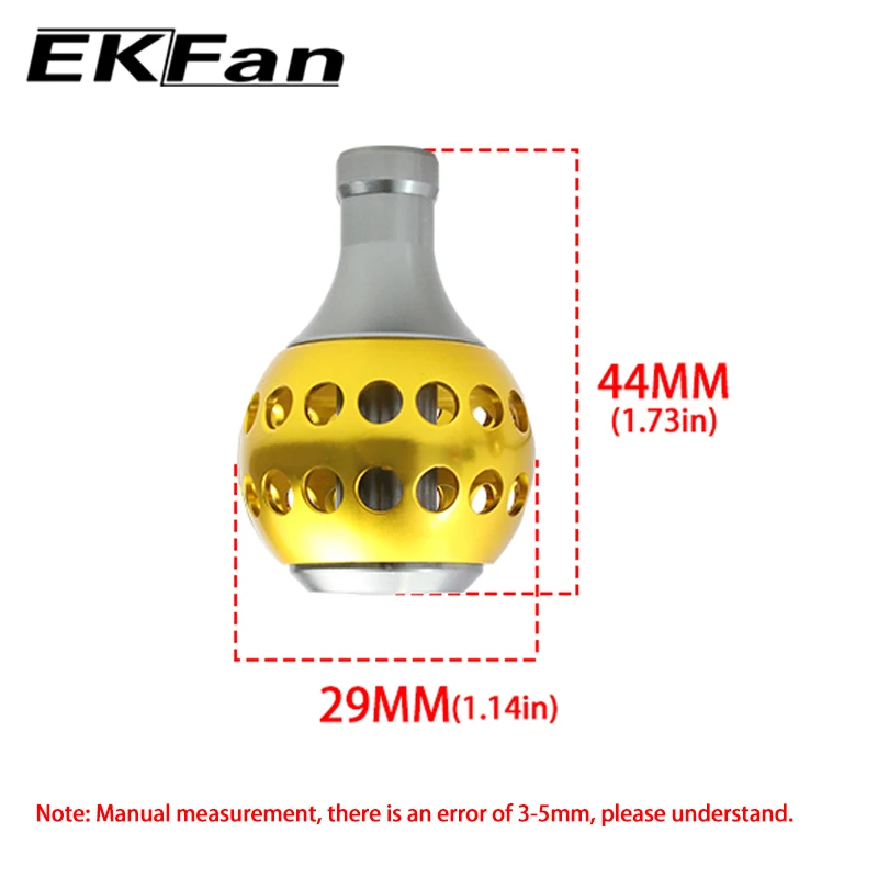 EKFan Mango Baitcasting 29mm aluminio para carrete de pesca - imagen 3