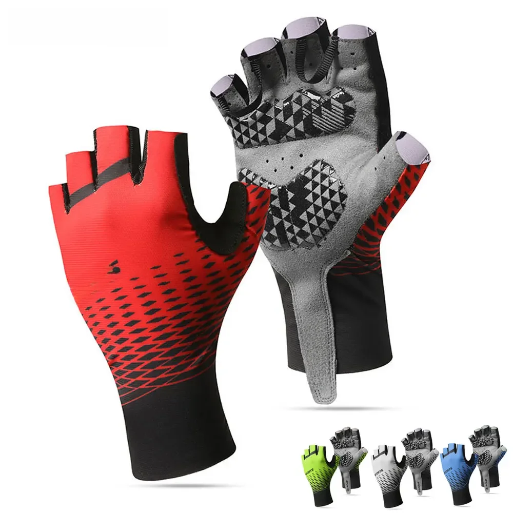 AliExpress 1 Pair Sports Cycling Gloves Half Finger Bike Gloves - Mountain Biking Gloves for Men and Women MTB