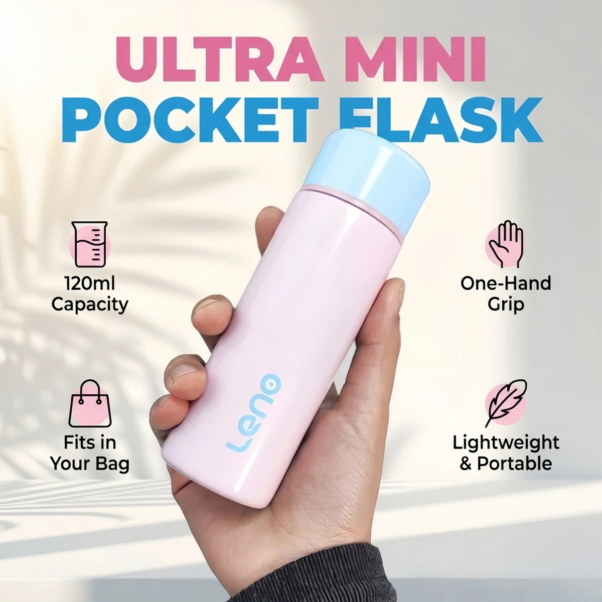 1pc Mini Thermos Cup 120ml Pocket Stainless Steel Vacuum Flask, Insulated Coffee & Hot Water Bottle, Cute Pastel Macaron Colors