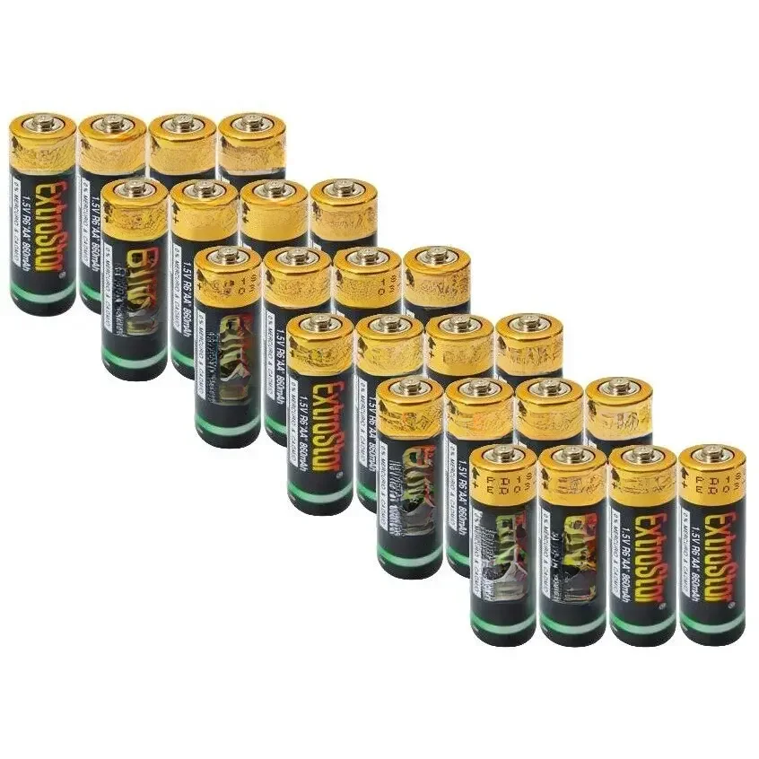 24 peças de granel a granel bateria seca de carbón