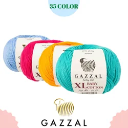 Gazzal Baby Cotton XL Hand Knitting Yarn, 50 Grams 150 Meters - Thread - Crochet - Cardigan - Blouse - Quality - Beret-Hobby-