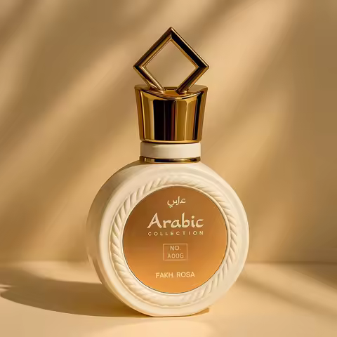 Perfume Árabe Feminino Fakhar Rosa A006 – 25ml – Floral Branco Tuberosa