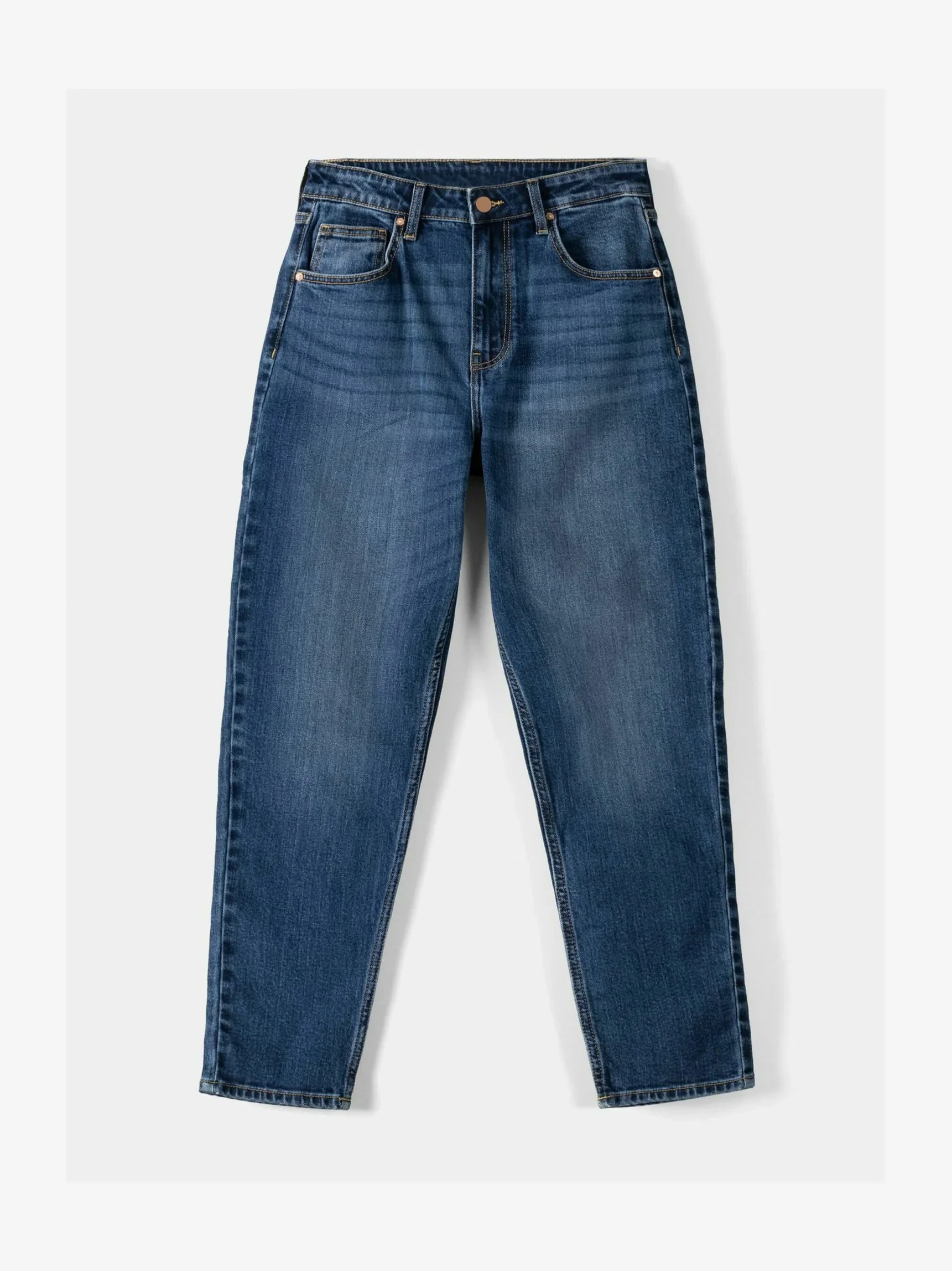 Pantalon doublé polaire extensible taille haute pour femme, jean évasé, pantalon thermique en Denim