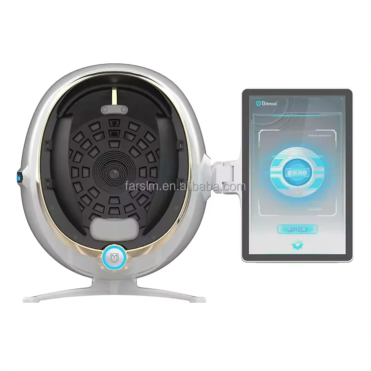 2024 MJ Portable AI Smart 3D Skin Analyzer Skin Test Magic Mirror Scanner Facial Home Use Deep Skin Analyzer Machine