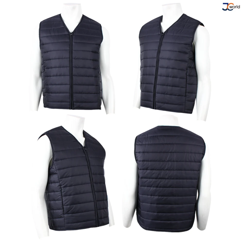 سترة مبطنة بسحاب من JCworld للرجال ، خفيفة الوزن ، الأفضل ، عملية ، خارجية ، حجم كبير ، 1 plus 1 #3