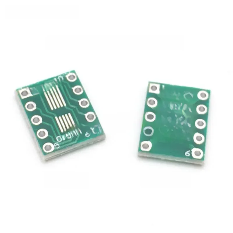 100 sztuk SOT23 SOP10 MSOP10 Umax SOP23 do DIP10 tablica korkowa zmienia SMD, aby zanurzyć płyta adaptera 0.5mm/0.95mm do 2.54mm DIP Pin PCB pokładzie konwersji — zdjęcie 2