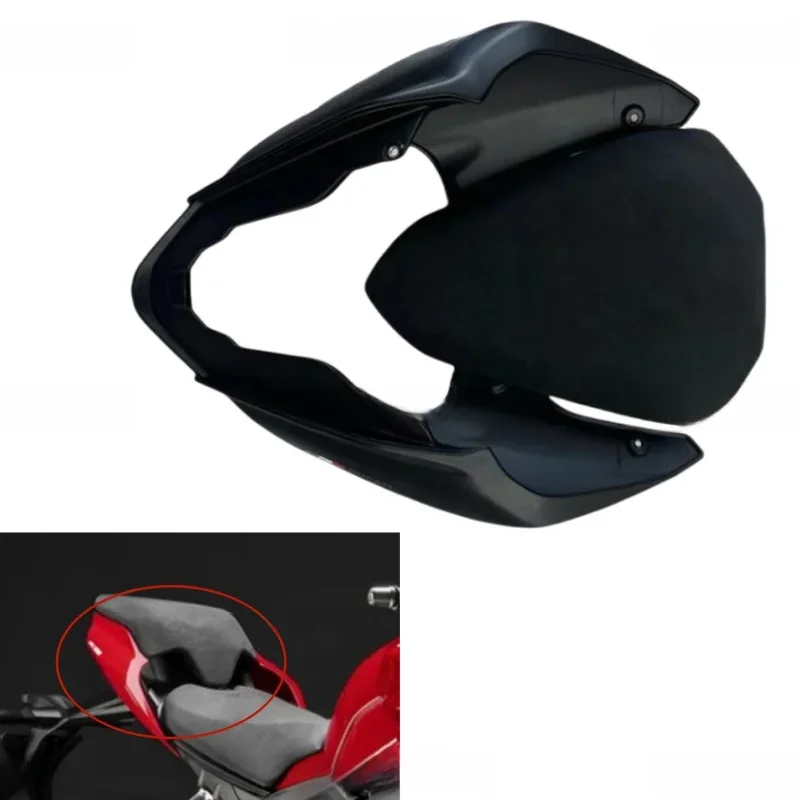 Mat Zwart Achterste Zijkuip Motorkap Passagier Duozadel Kussen Geschikt Voor Ducati Panigale V4 V4r V2 Streetfighter V4 V 4S - afbeelding 2