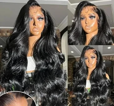

Парик с прозрачной HD-основой 13x4, 34 дюйма, с эффектом Body Wave, 100% натуральные бразильские человеческие волосы, предварительно проработанные, для женщин