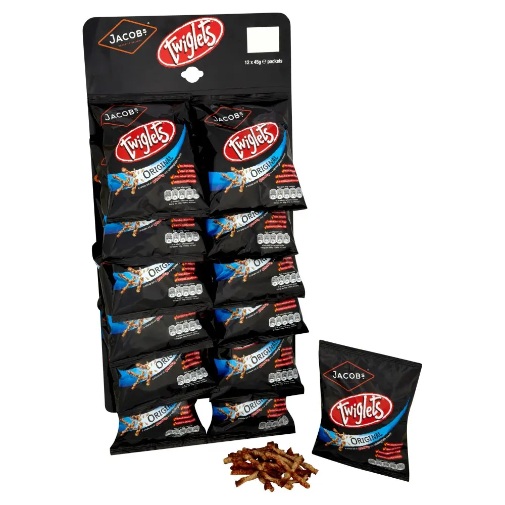 Jacob's Twiglets  pubcard Pack of 12 x 45g