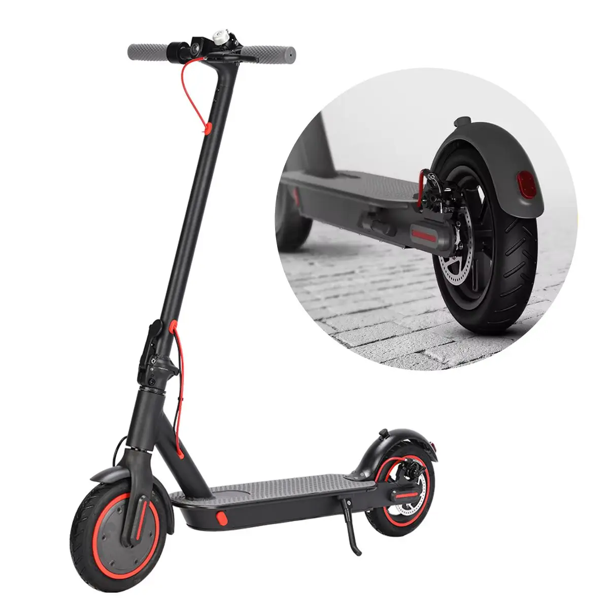 Patinete Scooter Elétrico Dobrável Original Motor 350w 36v Portátil Bluetooth Preto Brinovar