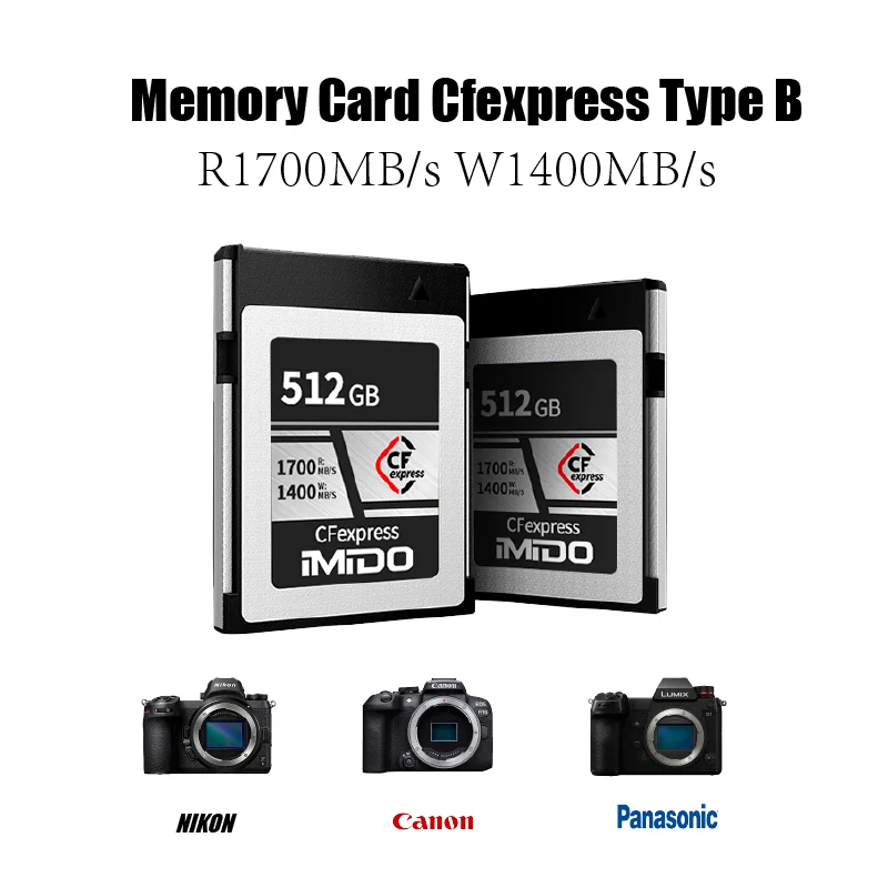 Imidossd Store kartu memori SD portabel, 128 gb baca kecepatan tinggi 16GB 32gb 64GB 128 GB untuk kamera mendukung Video 4k