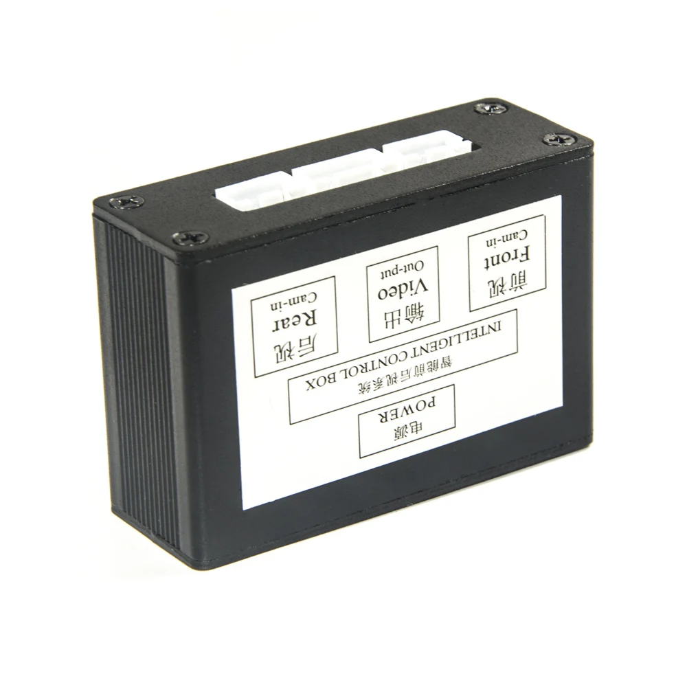 จอดรถกล้อง2 Way Channel วิดีโอกล่องควบคุมสวิทช์อัตโนมัติด้านหน้าด้านหลังแปลง Blind Zone ซ้ายขวา