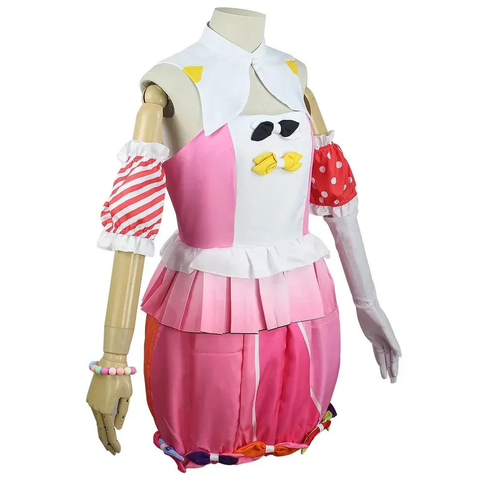 Otori Emu Cosplay Costume Masquerade Emu Ootori Dress Headwear Socks for Halloween Outfits Comic Con - view 5