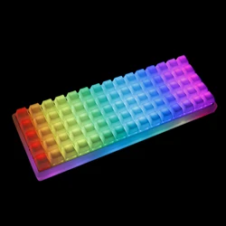 Idobao x YMDK 75 Keys Ortholinear Layout VIA Acrylic Case Plate hot-swappable Hot Swap RGB PCB Full Keyboard