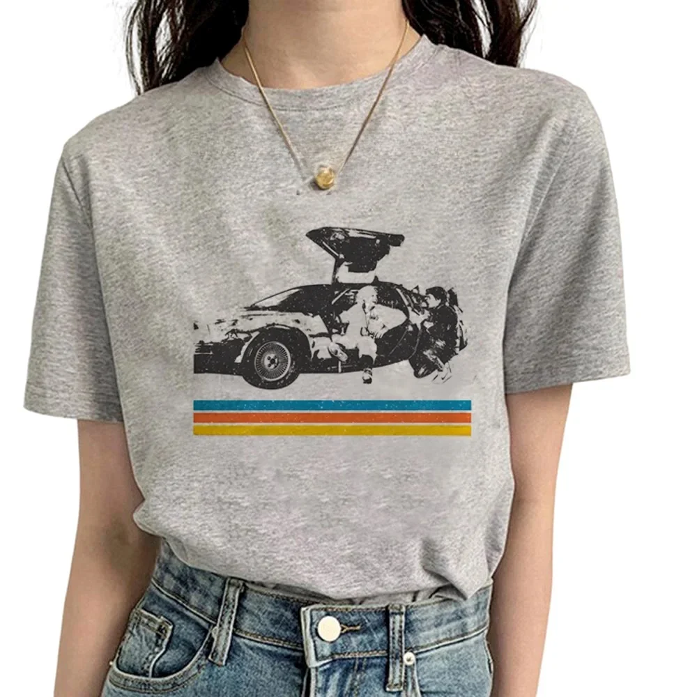 T-shirt femme, estival et graphique, retour vers le futur, harajuku, 600