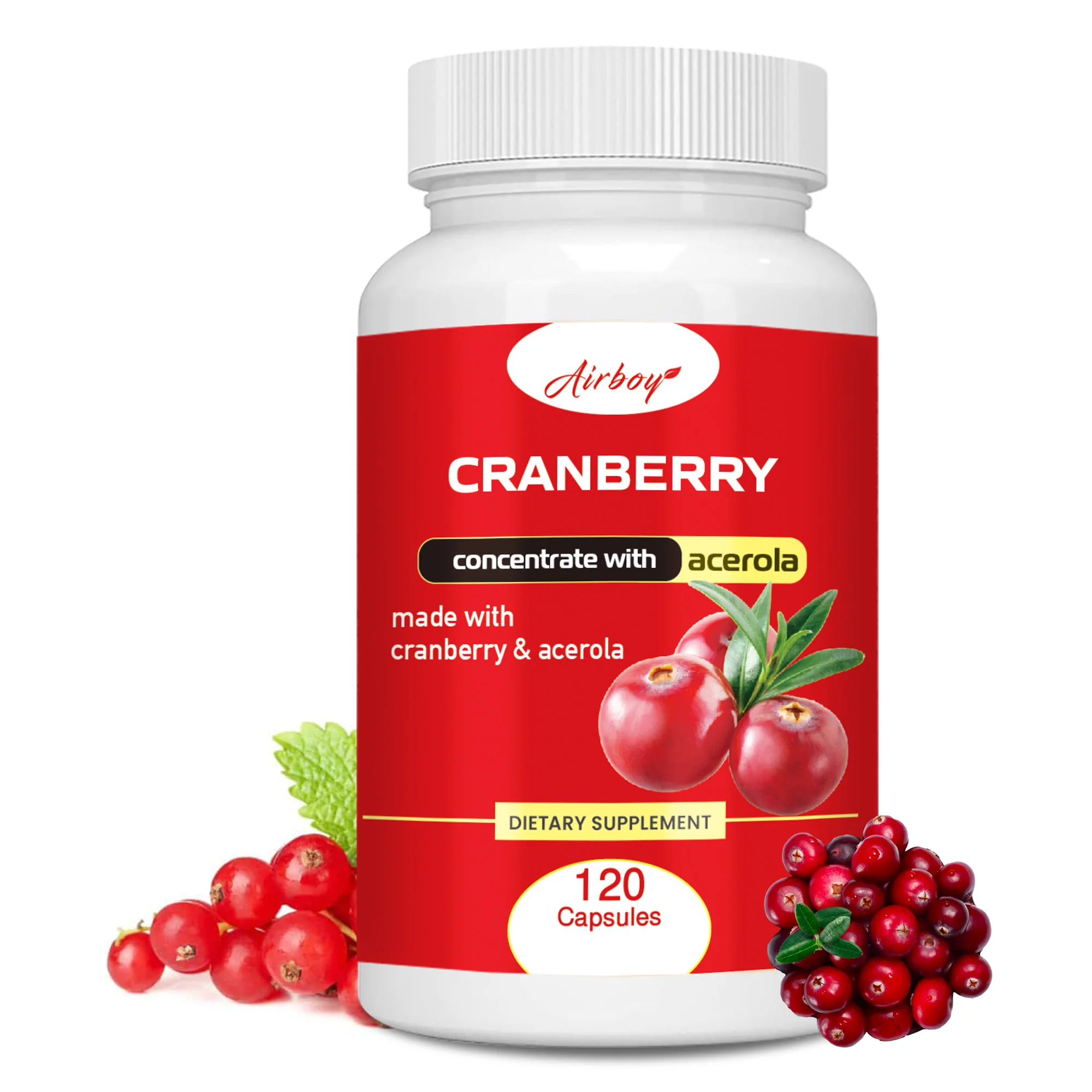 Cranberry Capsules - Helps Clean and Protect The Urinary Tract, Kidney Detoxification, Antioxidant - 120 Capsules